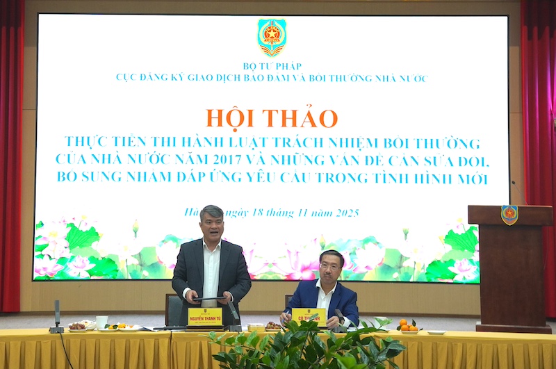 Hội thảo về thực tiễn thi hành Luật TNBTCNN và những vấn đề cần sửa đổi, bổ sung